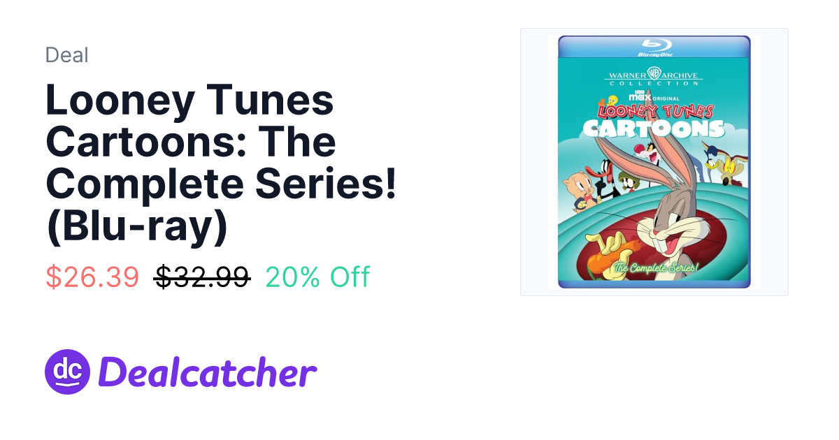 Amazon - Looney Tunes Cartoons: The Complete Series! (Blu-ray) $26.39