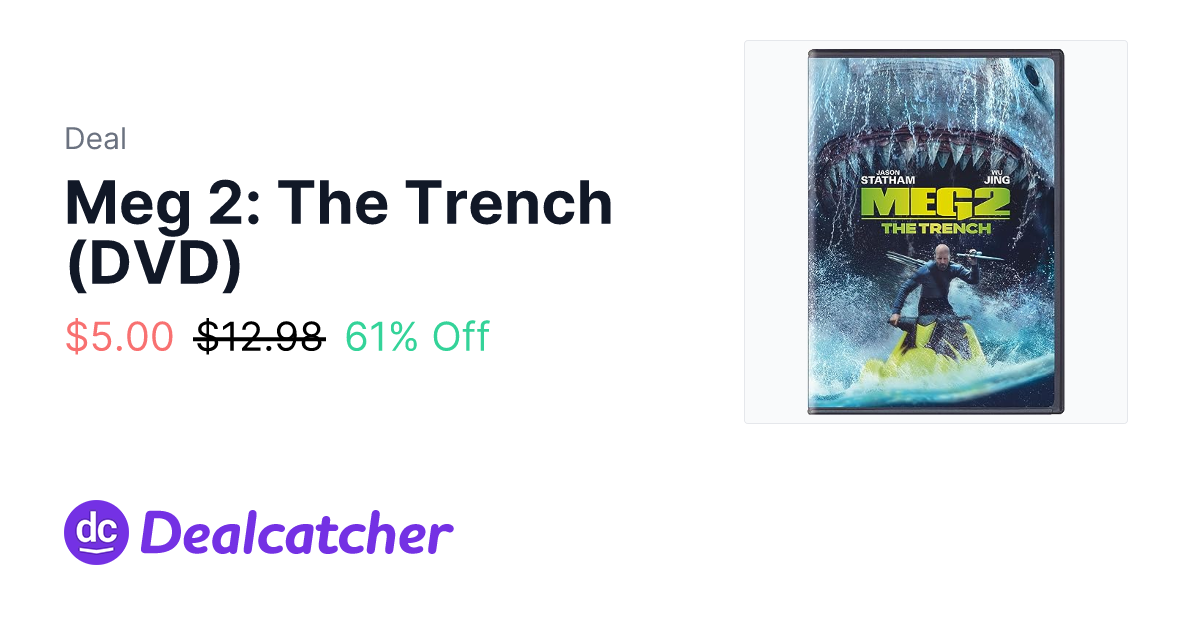 Amazon - Meg 2: The Trench (DVD) $5.00