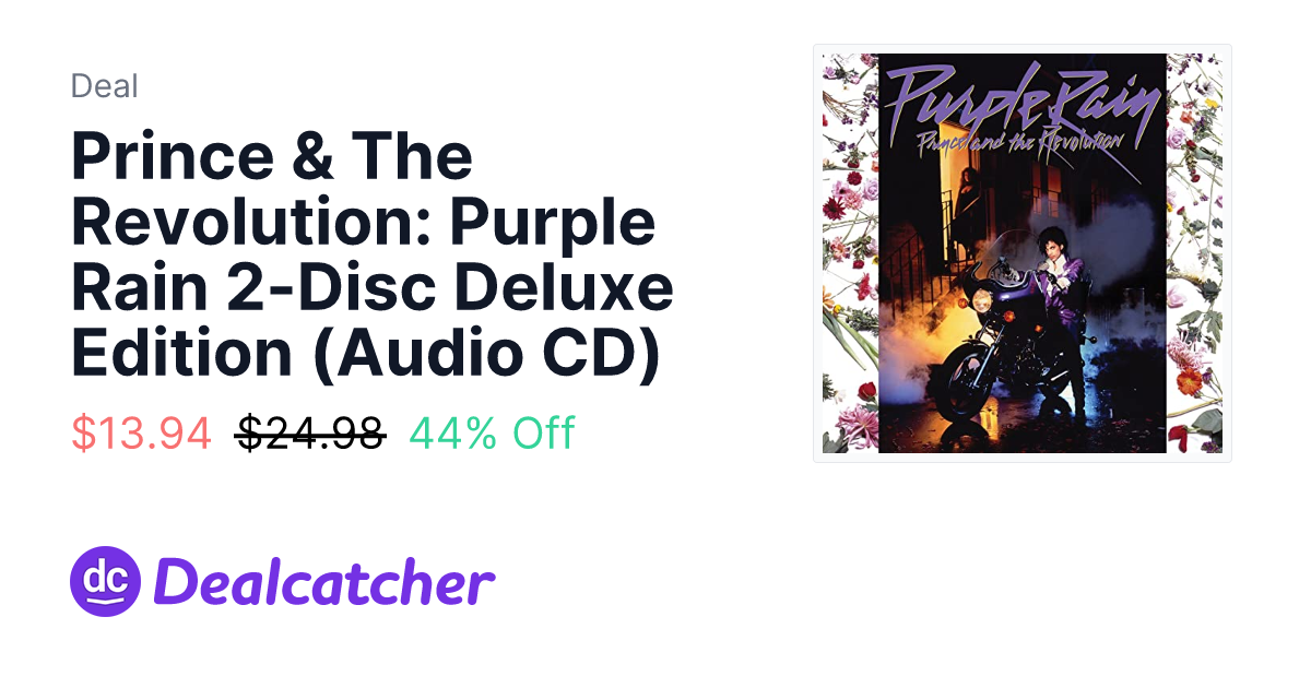 Amazon - Prince & The Revolution: Purple Rain 2-Disc Deluxe Edition (Audio CD) $13.94