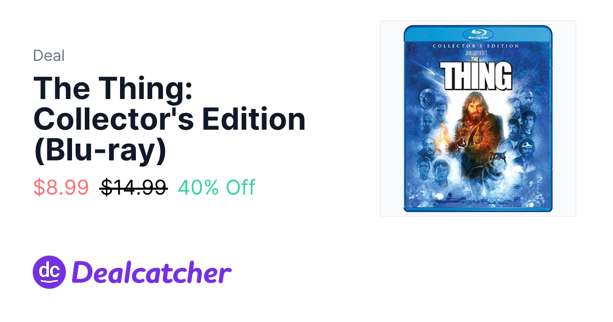 Amazon - The Thing: Collector's Edition (Blu-ray) $8.99