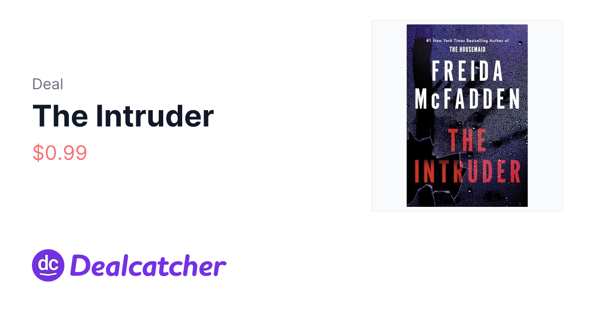 Amazon - The Intruder $0.99
