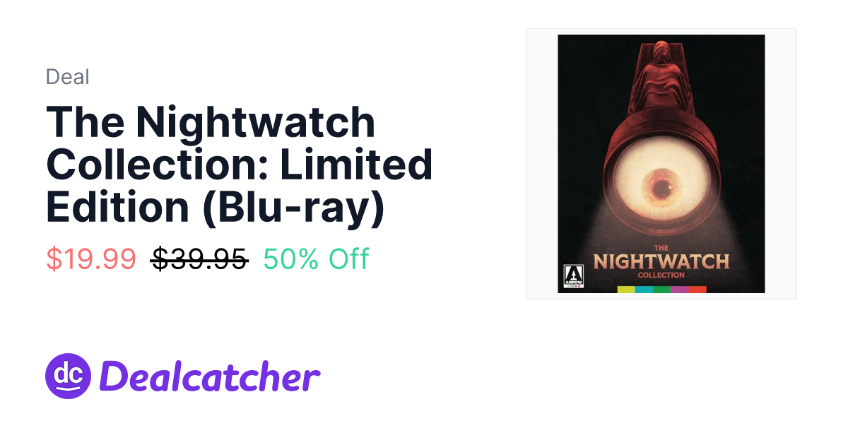Amazon - The Nightwatch Collection: Limited Edition (Blu-ray) $19.99