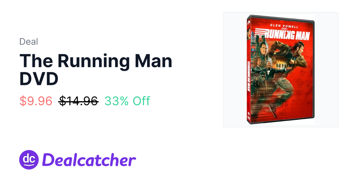 Amazon - The Running Man DVD $9.96