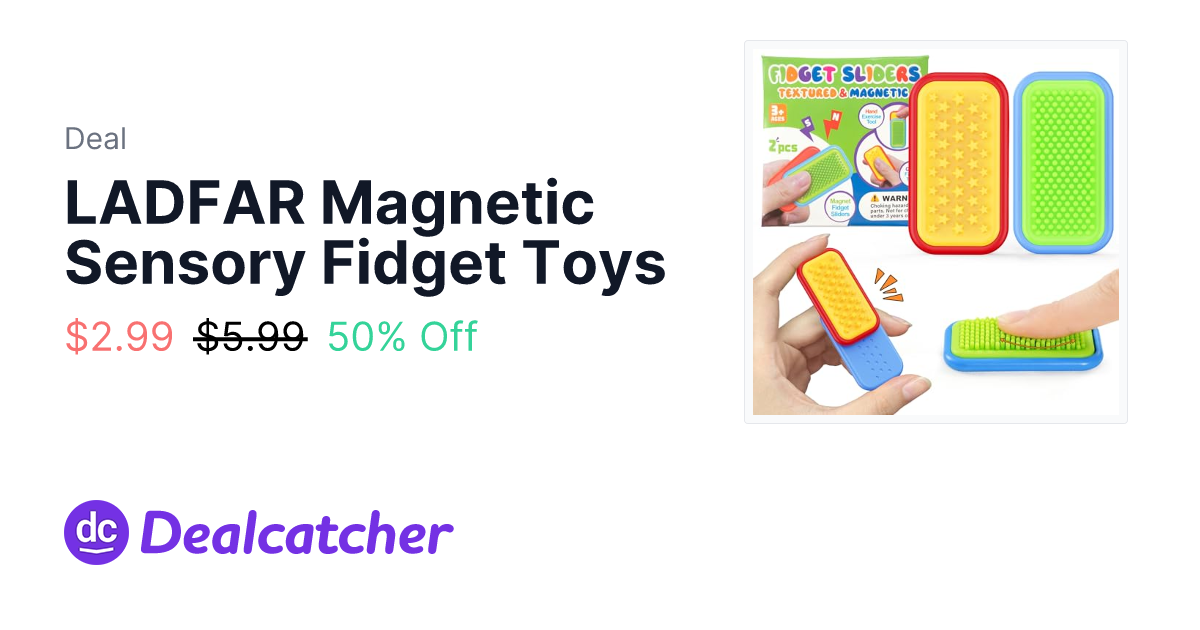 Amazon - LADFAR Magnetic Sensory Fidget Toys $2.99