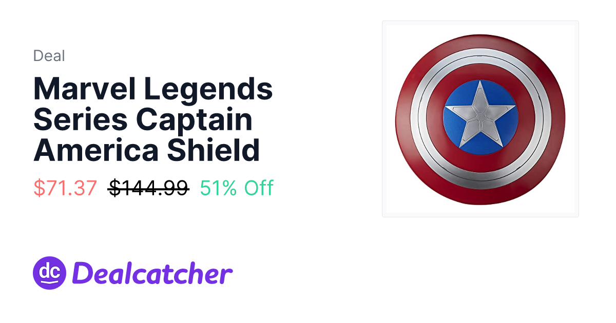 Amazon - Marvel Legends Series Captain America Shield $82.99