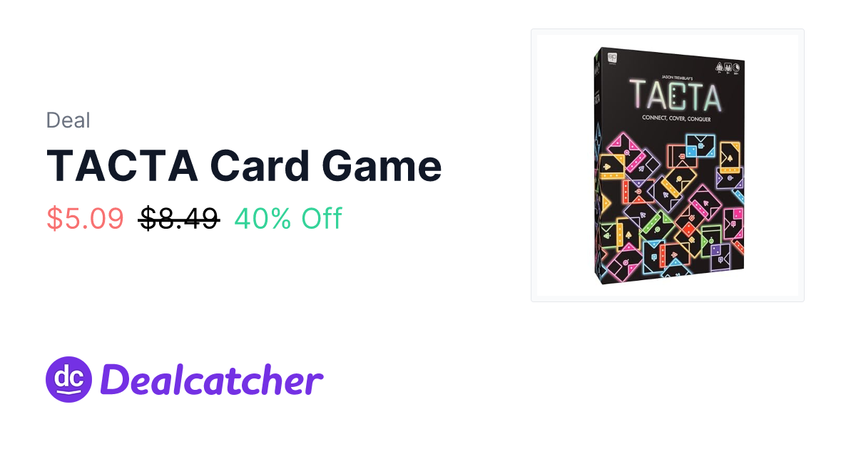 Amazon - TACTA Card Game $5.09
