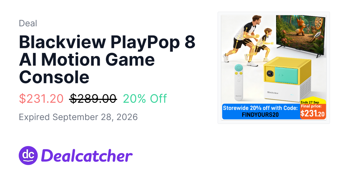 eBay - Blackview PlayPop 8 AI Motion Game Console $231.20
