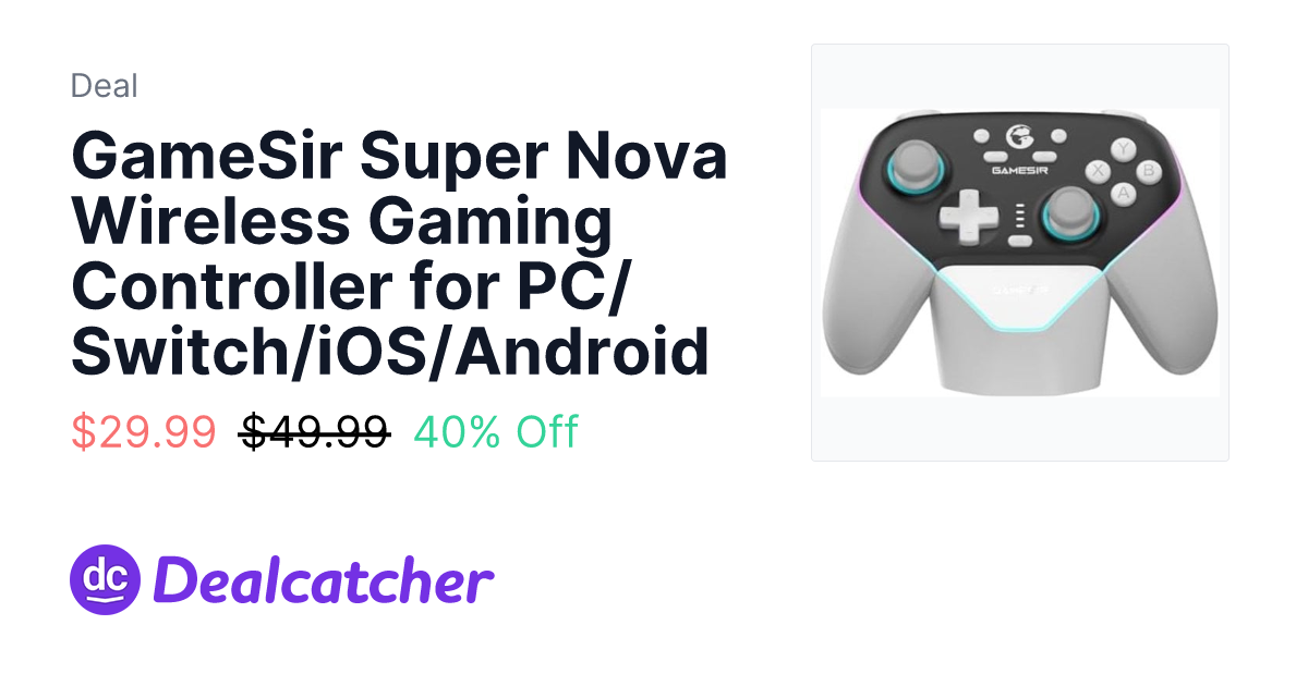 GameSir Super Nova Wireless Gaming Controller for PC/Switch/iOS/Android ...