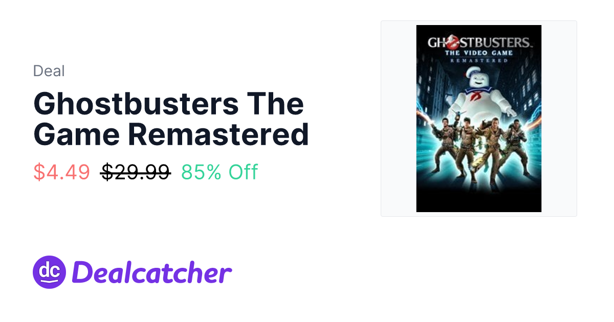 Xbox - Ghostbusters The Game Remastered $4.49