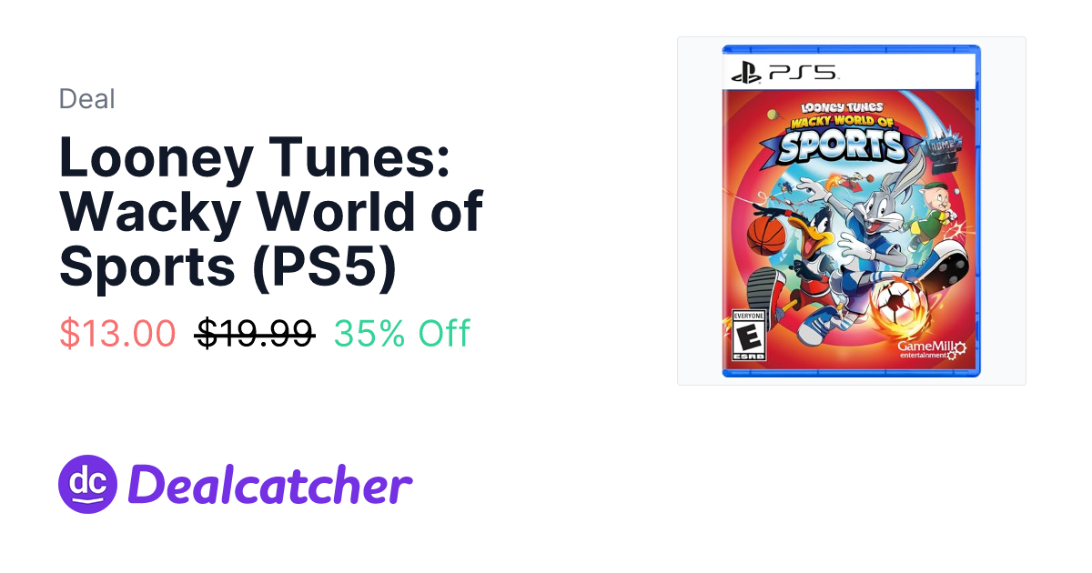 Amazon - Looney Tunes: Wacky World of Sports (PS5) $13.00