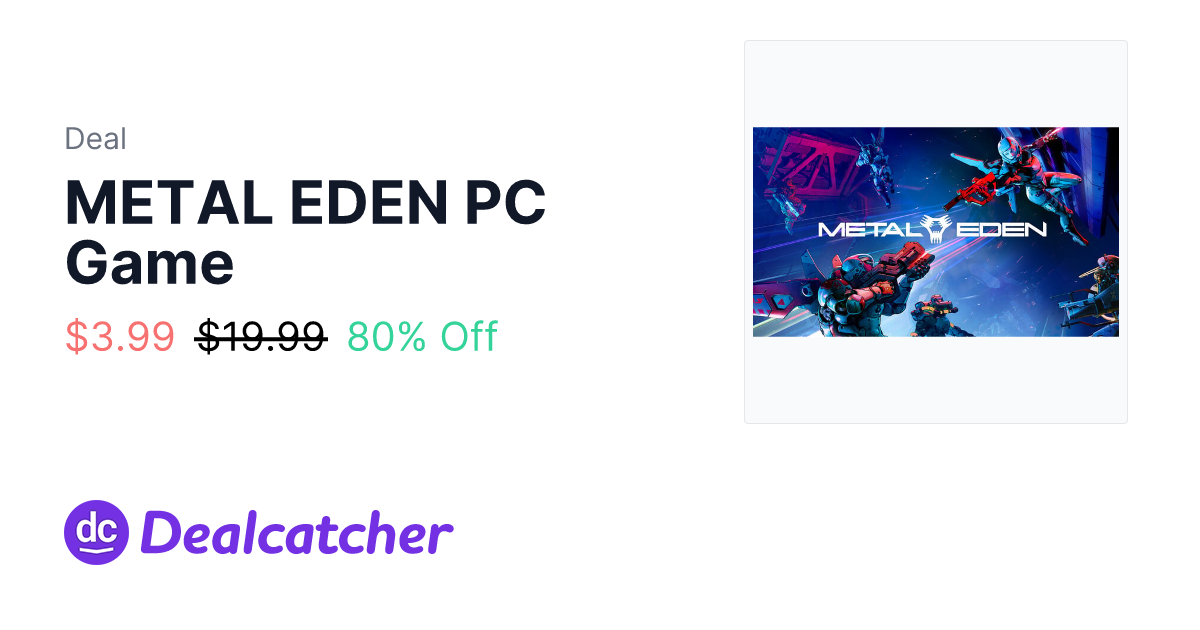 Steam - METAL EDEN PC Game $3.99