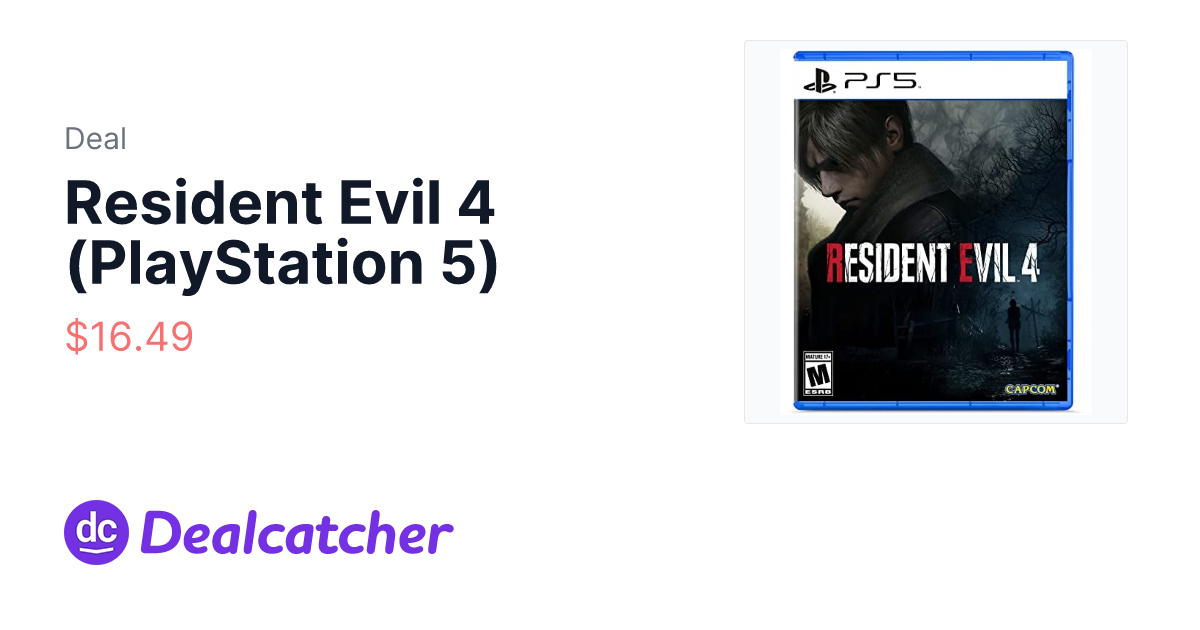 Amazon - Resident Evil 4 (PlayStation 5) $16.49
