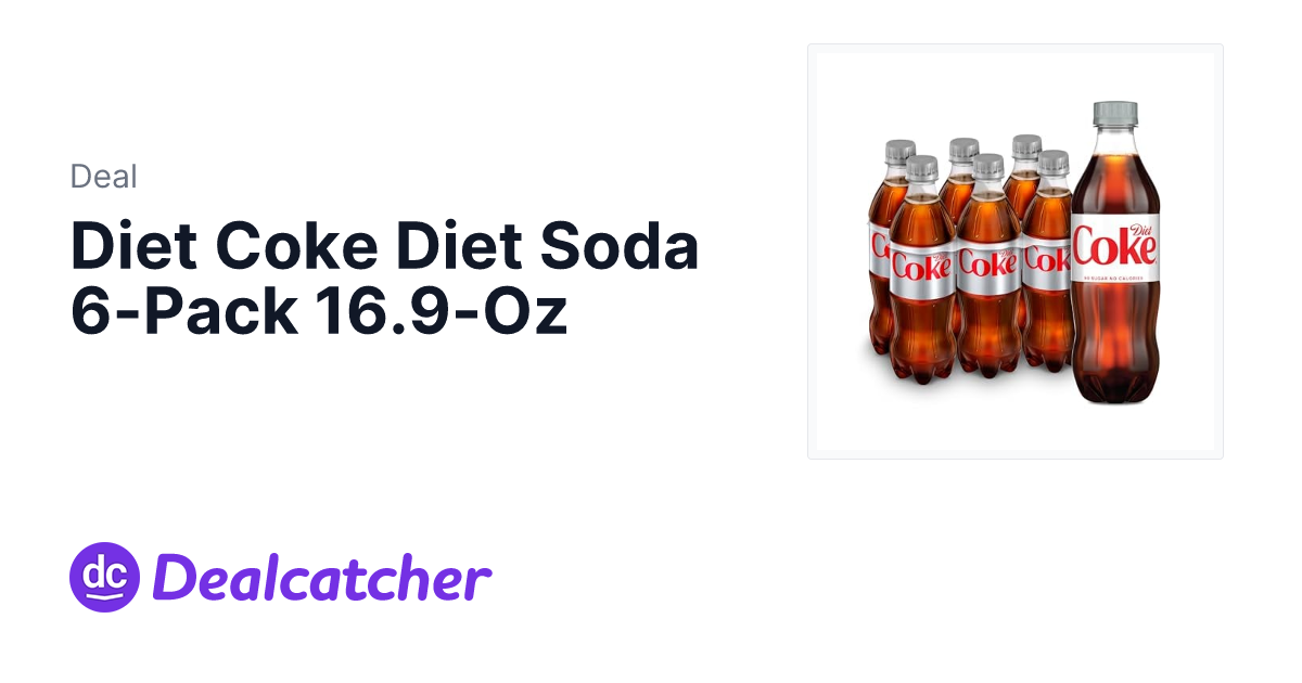 Amazon - Diet Coke Diet Soda 6-Pack 16.9-Oz