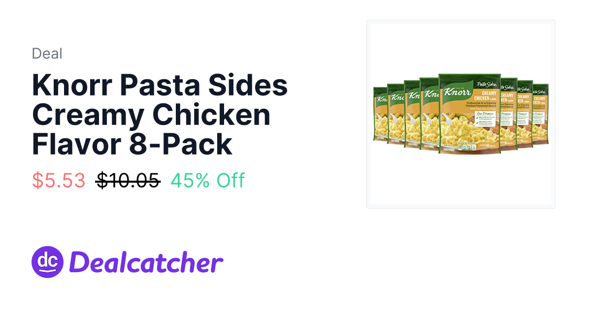 Amazon - Knorr Pasta Sides Creamy Chicken Flavor 8-Pack $5.53