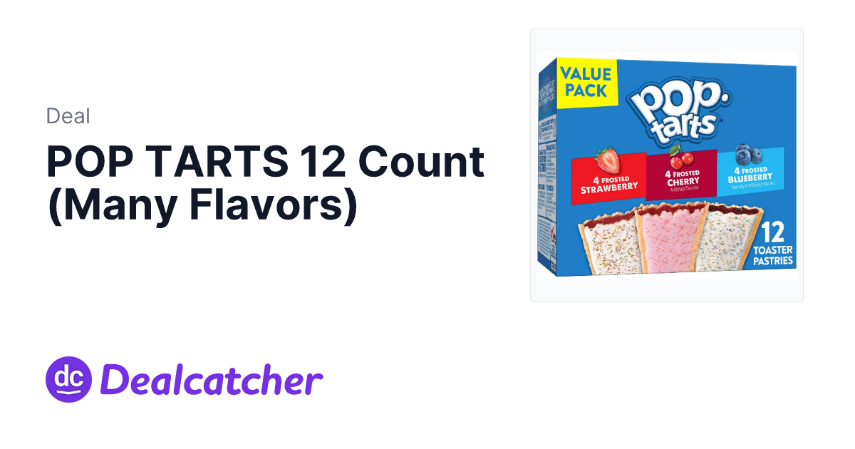 Target - POP TARTS 12 Count (Many Flavors)
