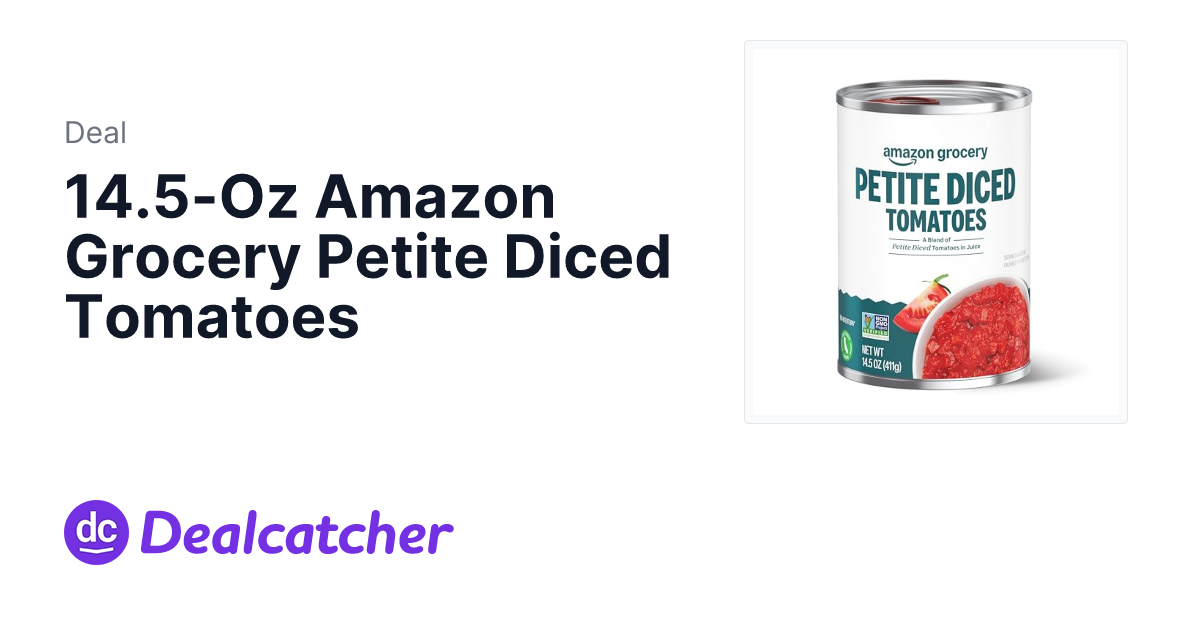 Amazon - 14.5-Oz Amazon Grocery Petite Diced Tomatoes