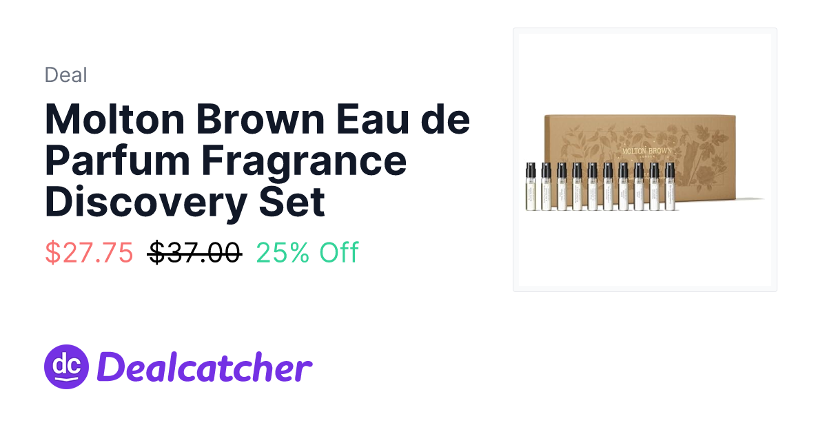 Amazon - Molton Brown Eau de Parfum Fragrance Discovery Set $27.75