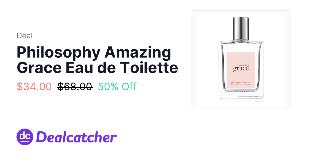 Amazon - Philosophy Amazing Grace Eau de Toilette $34.00