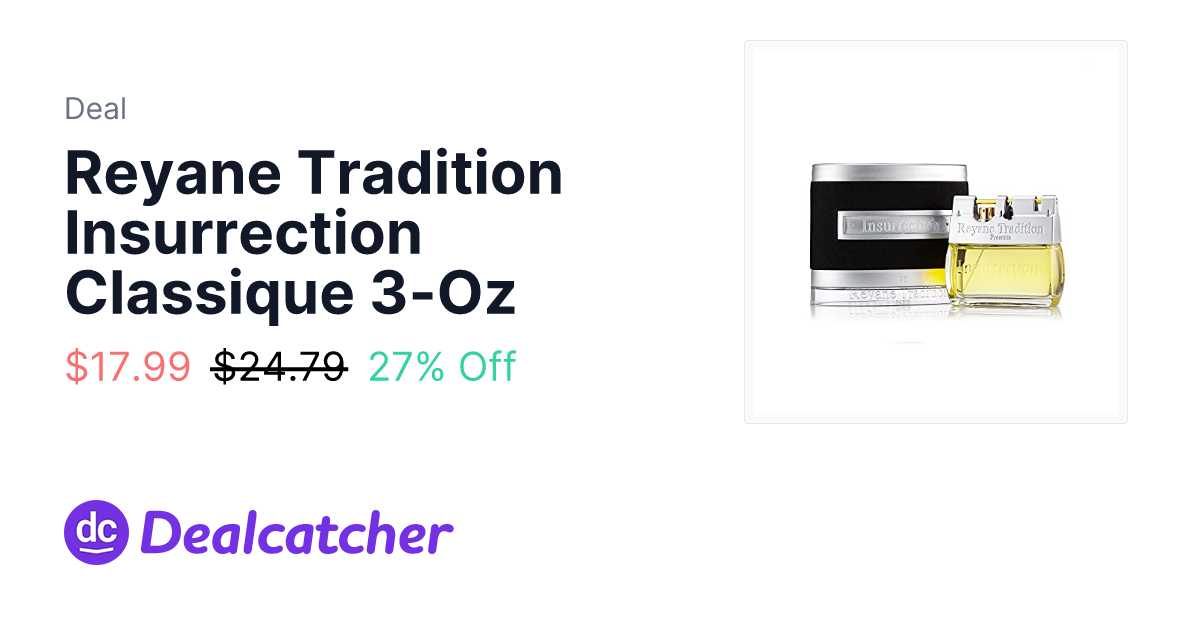 Amazon - Reyane Tradition Insurrection Classique 3-Oz $17.99