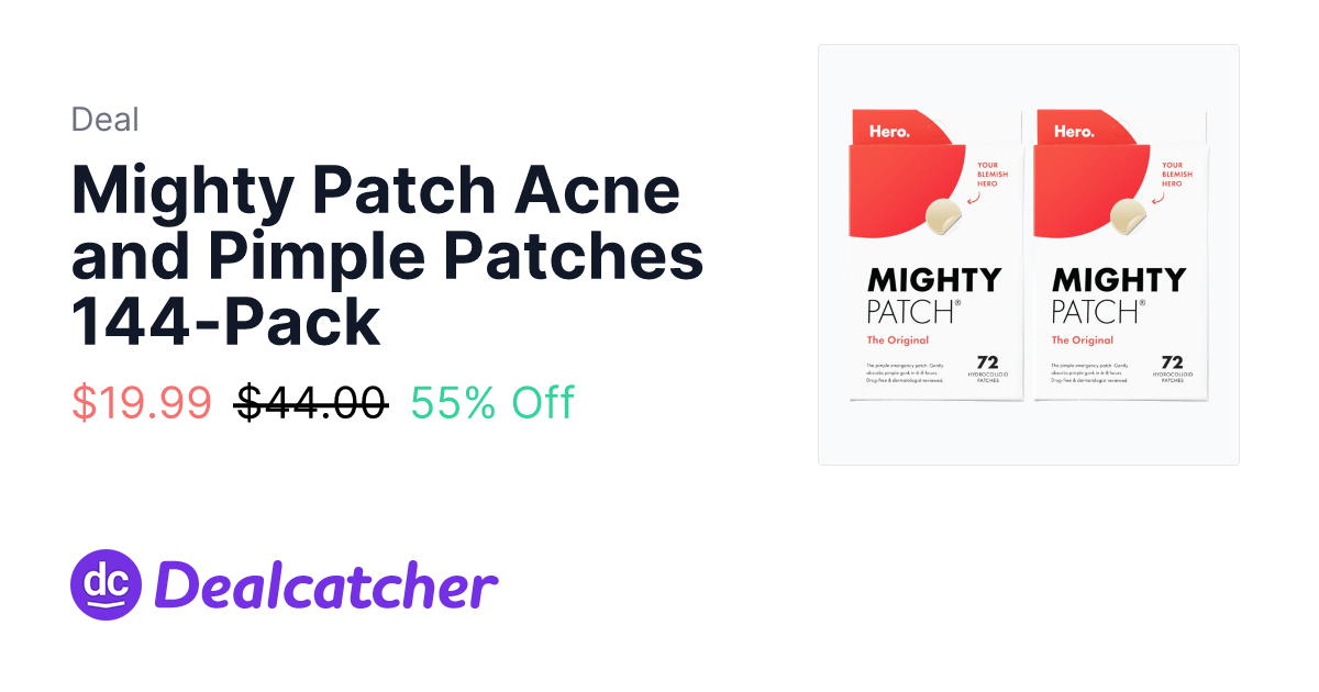 meh - Mighty Patch Acne and Pimple Patches 144-Pack $19.99