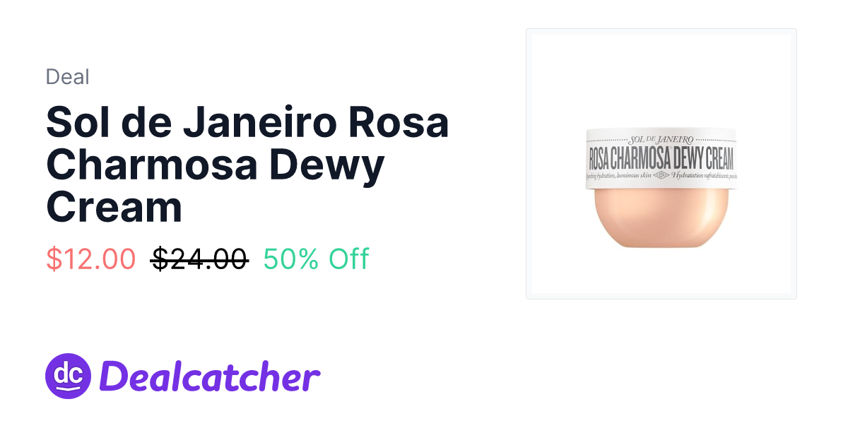 Amazon - Sol de Janeiro Rosa Charmosa Dewy Cream $12.00