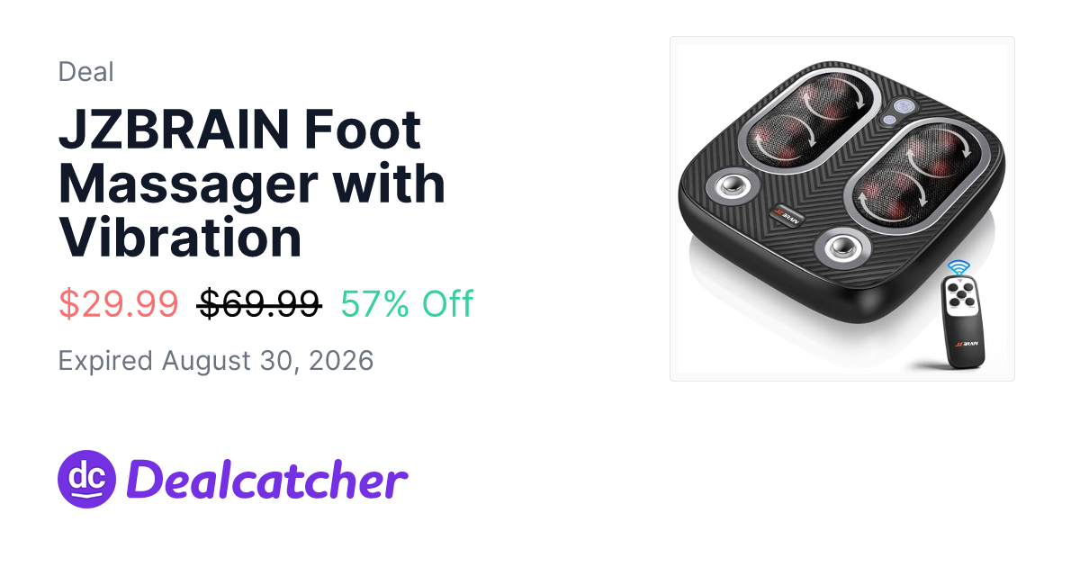 Amazon - JZBRAIN Foot Massager with Vibration $29.99