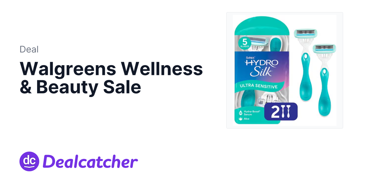 Walgreens - Walgreens Wellness & Beauty Sale