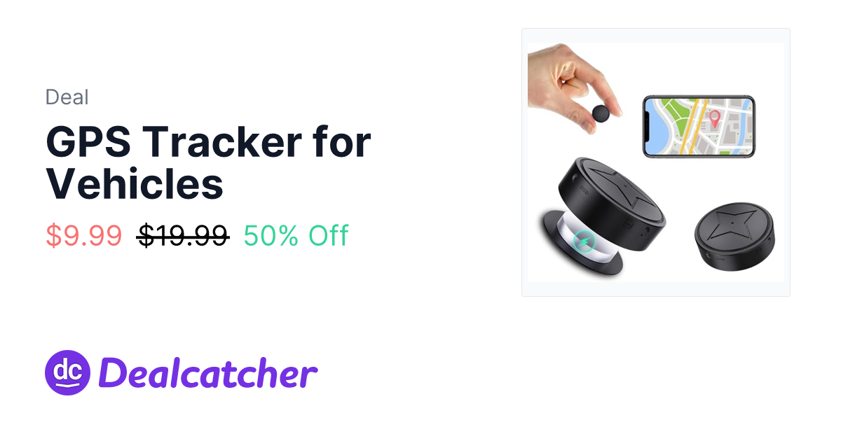 Amazon - GPS Tracker for Vehicles $9.99