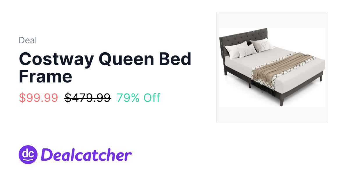Target - Costway Queen Bed Frame $99.99