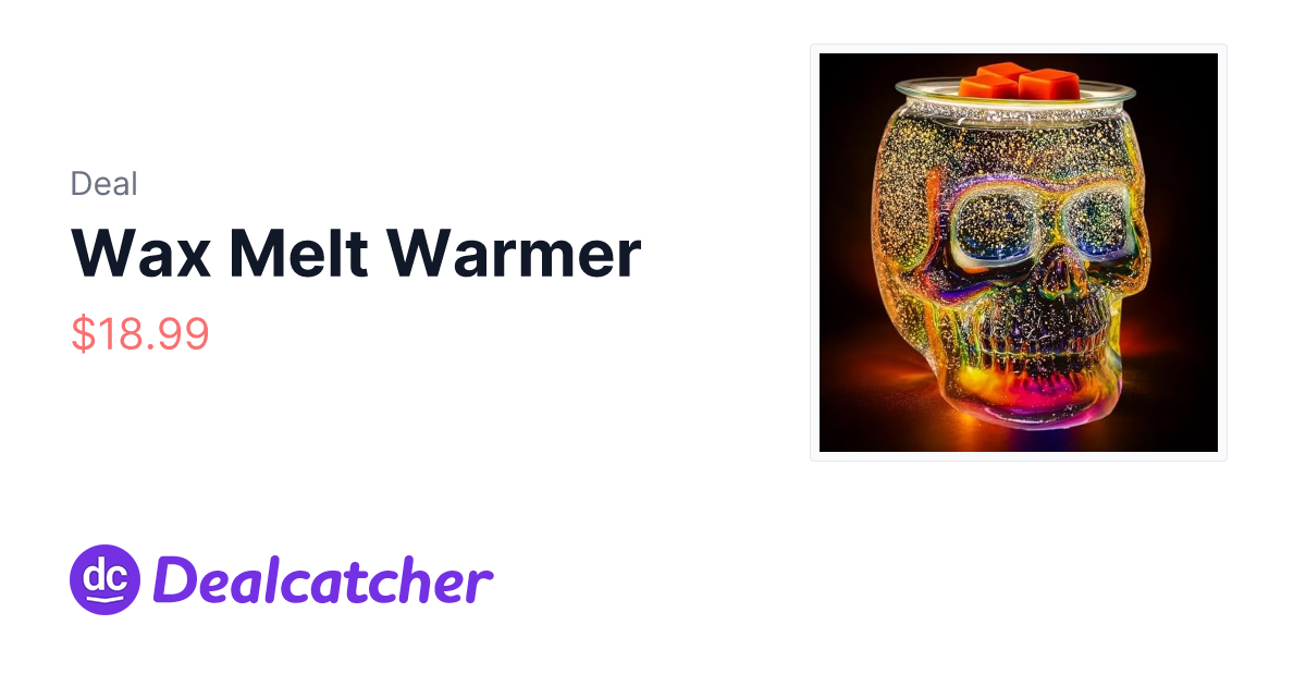 Amazon - Wax Melt Warmer $18.99