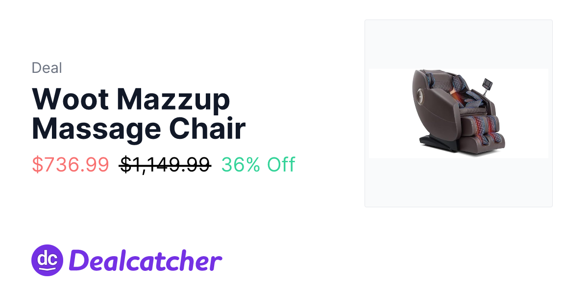 Woot - Woot Mazzup Massage Chair $736.99