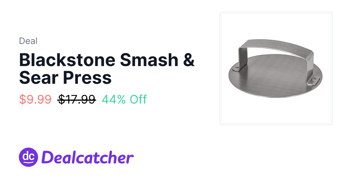 Amazon - Blackstone Smash & Sear Press $9.99