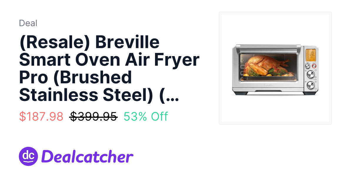 Amazon - (Resale) Breville Smart Oven Air Fryer Pro (Brushed Stainless Steel) (Used) $187.98