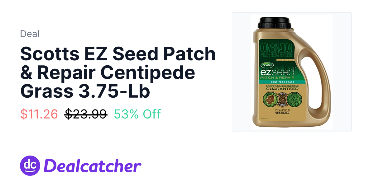 Amazon - Scotts EZ Seed Patch & Repair Centipede Grass 3.75-Lb $11.26