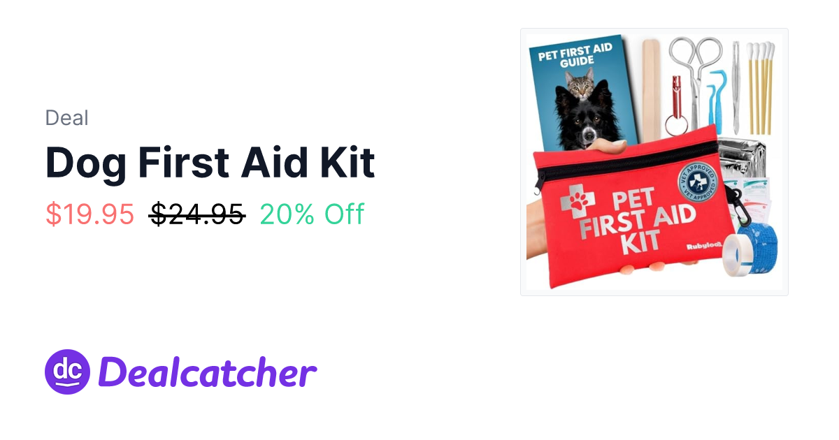 Dog First Aid Kit - $19.95