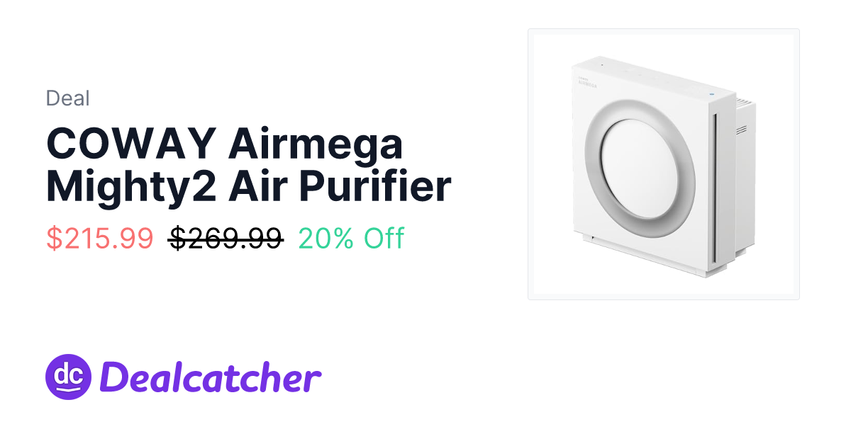 Amazon - COWAY Airmega Mighty2 Air Purifier $215.99