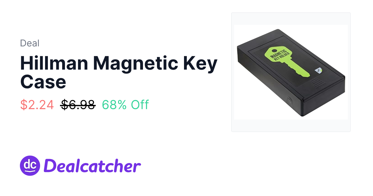 Amazon - Hillman Magnetic Key Case $2.24