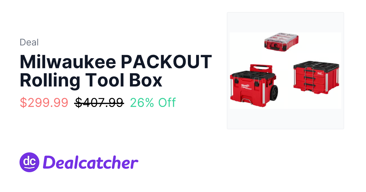 Ace Hardware - Milwaukee PACKOUT Rolling Tool Box $299.99