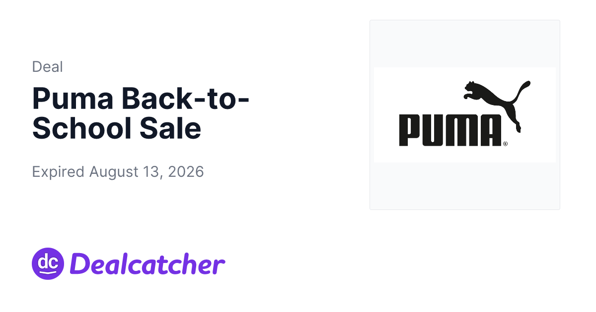 PUMA - Puma Back-to-School Sale