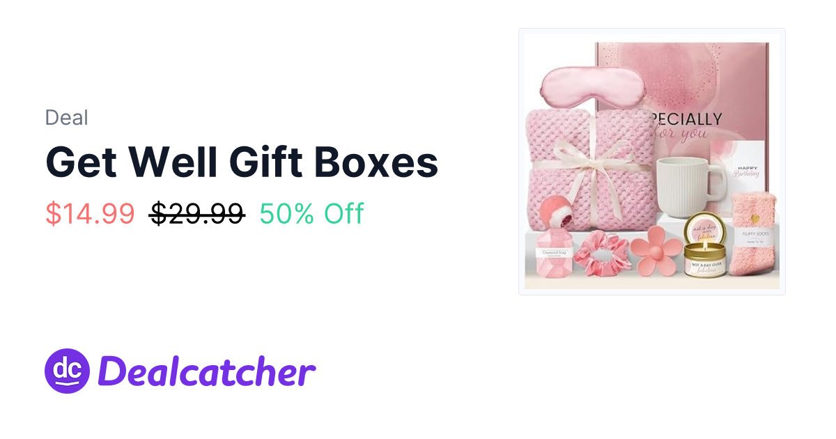 Amazon - Get Well Gift Boxes $14.99