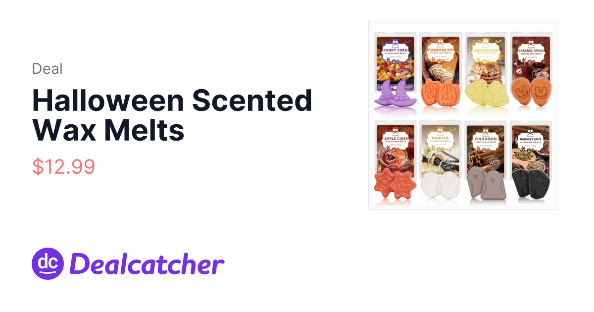 Amazon - Halloween Scented Wax Melts $12.99