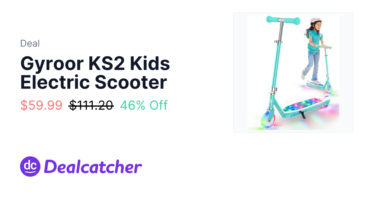 Amazon - Gyroor KS2 Kids Electric Scooter $59.99