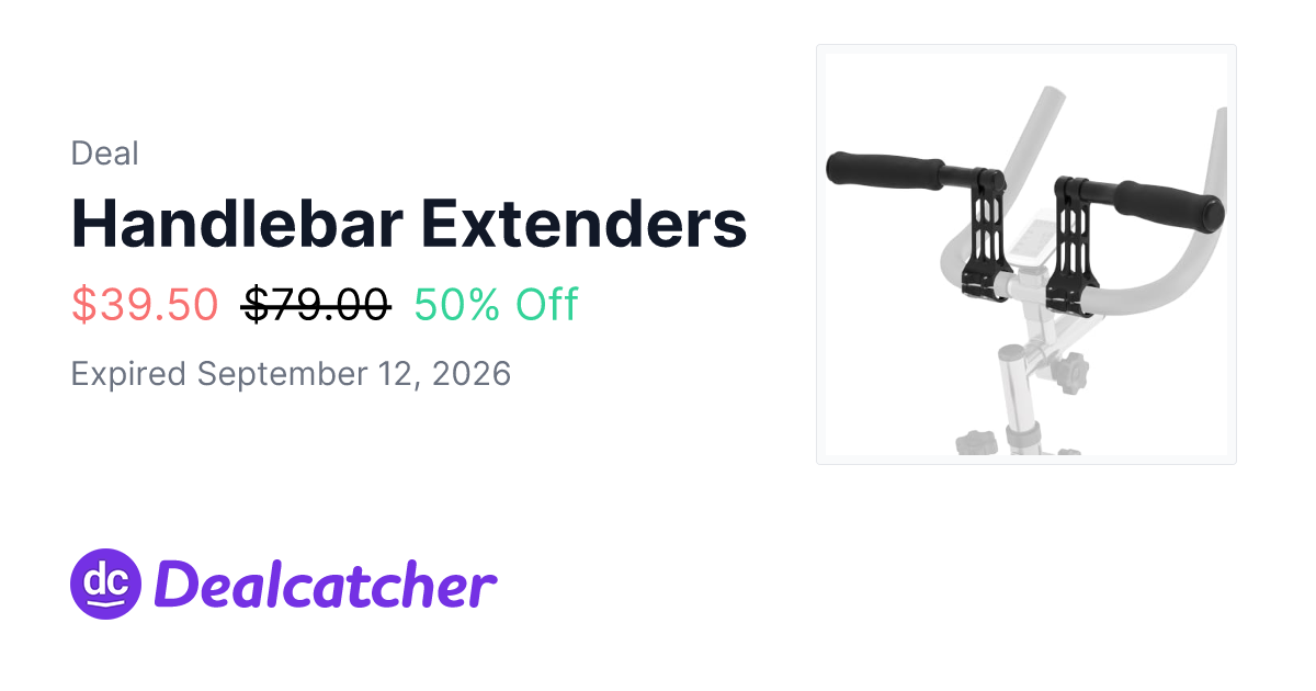 Amazon - Handlebar Extenders $39.50