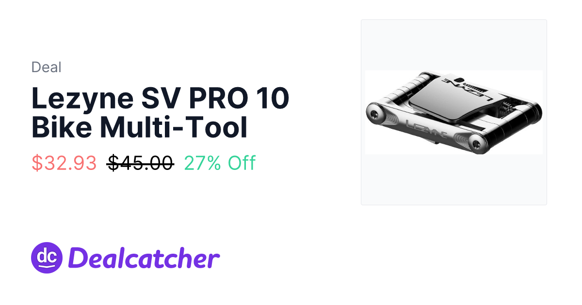 REI - Lezyne SV PRO 10 Bike Multi-Tool $32.93