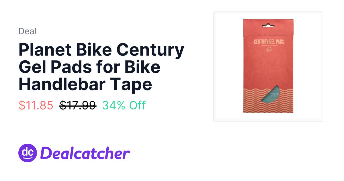 Amazon - Planet Bike Century Gel Pads for Bike Handlebar Tape $11.85