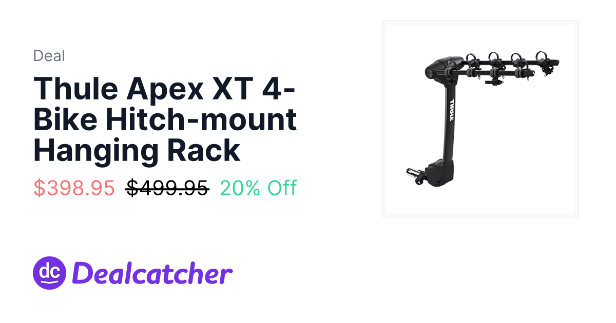 Amazon - Thule Apex XT 4-Bike Hitch-mount Hanging Rack $398.95