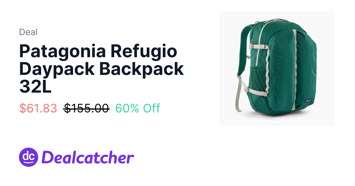 REI - Patagonia Refugio Daypack Backpack 32L $61.83