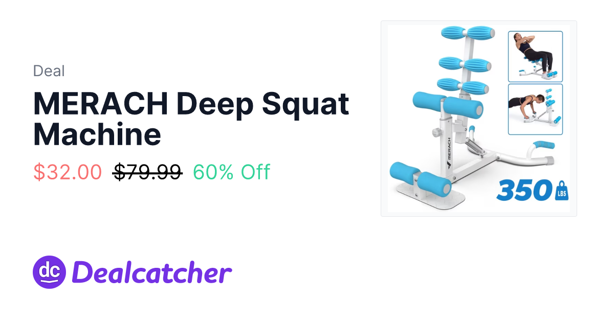 Walmart - MERACH Deep Squat Machine $32.00