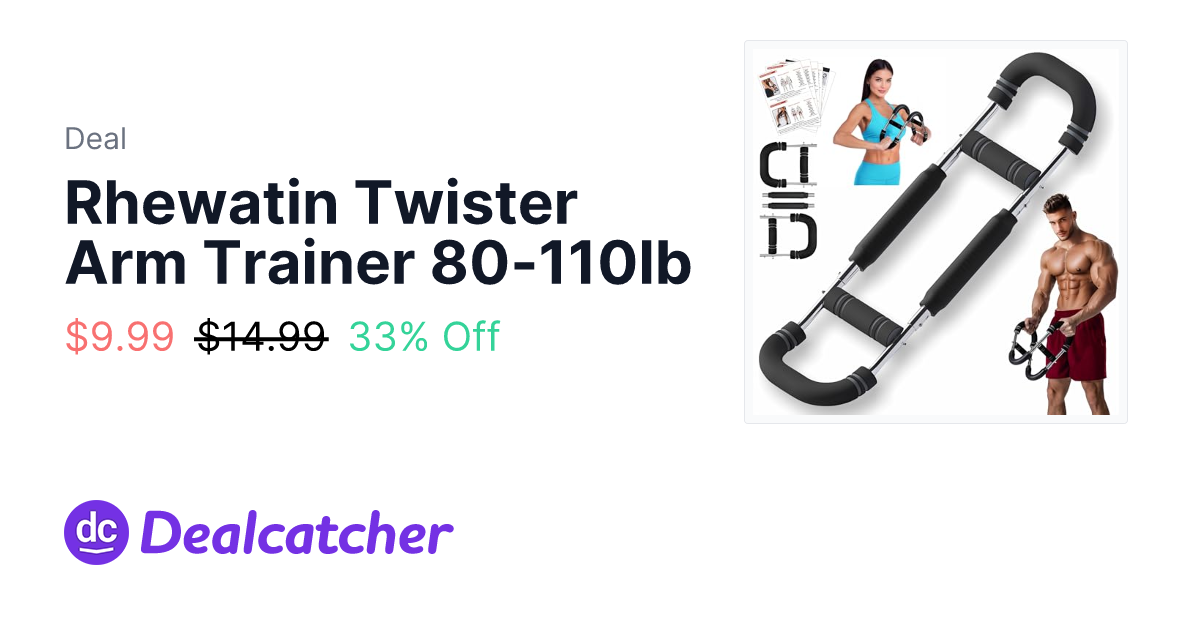 Amazon - Rhewatin Twister Arm Trainer 80-110lb $9.99
