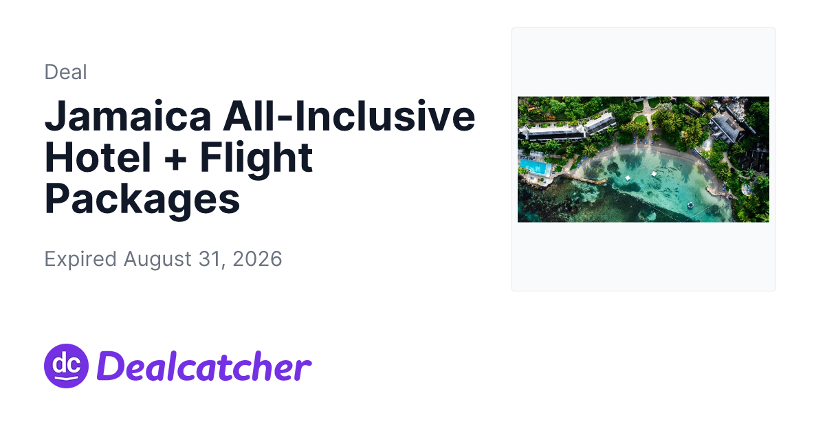 Travelzoo - Jamaica All-Inclusive Hotel + Flight Packages